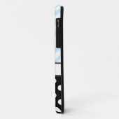 ブラック水玉模様ブルーゼブラプリントiPhone 5ケース Case-Mate iPhoneケース (裏面/左)