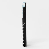 ブラック水玉模様ブルーゼブラプリントiPhone 5ケース Case-Mate iPhoneケース (裏面/左)