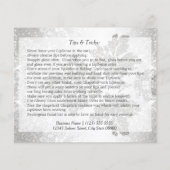 ブラック水玉模様リップ指示フライヤー チラシ (裏面)