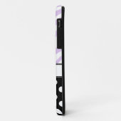 ブラック水玉模様紫ゼブラ印刷iPhone 5ケース Case-Mate iPhoneケース (裏面/左)