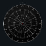 ブラック無地のダーツボード ダーツボード<br><div class="desc">カッコいいミニマ無地のリストの黒板。お客様の楽しみのために米国ワシントン州で設計。自感謝してい然のアーティストを応援！</div>