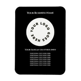 ブラック独自の文字とロゴを追加 マグネット