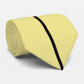 ブラック独身のストライプオンカーキタイ ネクタイ (ロール)