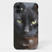 ブラック猫好きイメやる気を起こさせるージ Case-Mate iPhoneケース (裏面)