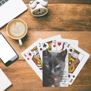 ブラック猫好きイメージとやる気を起こさせる引用文 トランプ