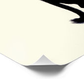 ブラック猫好きハートバレンタインデー ポスター (コーナー)