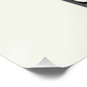 ブラック猫好きハートバレンタインデーNo2 ポスター (コーナー)