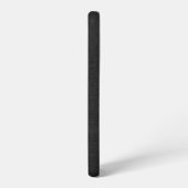 ブラック男らし&ブラウンヴィンテージレザー SAMSUNG GALAXYケース (左側面)