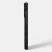 ブラック男らし&レッドヴィンテージフェイクレザーケース – Ma Case-Mate iPhoneケース (裏面 / 左)