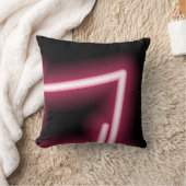 ブラック白熱［赤熱］光を放つに対するピンク効果 クッション (ブランケット)