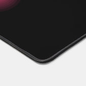 ブラック白熱［赤熱］光を放つに対するピンク効果 デスクマット (コーナー)