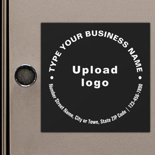 ブラック磁気カード上の循環ビジネス文字