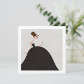 ブラック社交ダンス水曜日パーティードレス シーズンカード (スタンド正面)