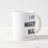 ブラック'私は殺人ガール'ジャンボマグ – Lilah Love ジャンボコーヒーマグカップ (正面右)