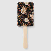 ブラック秋フローラメニューセットのファン ハンドファン (裏面)