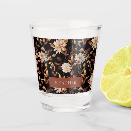 ブラック秋 ショットグラス (正面)