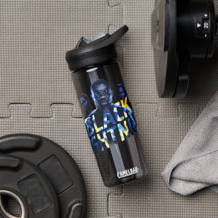 ブラック稲妻ヒーローズグラフィック ウォーターボトル
