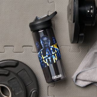 ブラック稲妻ヒーローズグラフィック ウォーターボトル