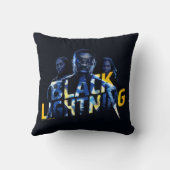 ブラック稲妻ヒーローズグラフィック クッション (裏面)