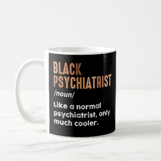 ブラック精神科医定義おもしろい精神医学 コーヒーマグカップ