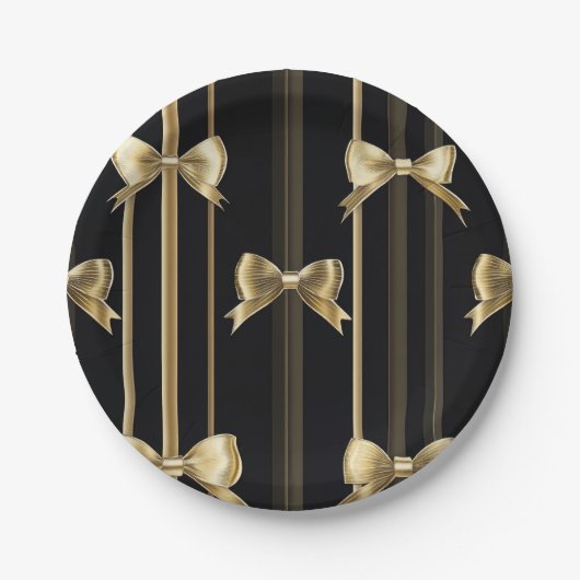 ブラック紙ボウル ペーパープレート (正面)