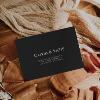 ブラック結婚の封筒アドレステンプレート