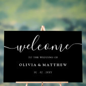 ブラック結婚の歓迎 アクリルサイン (ニュートラル)