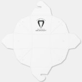 ブラック結婚のTuxedoスーツのグロムスマン提案 フェイバーボックス (見開き)