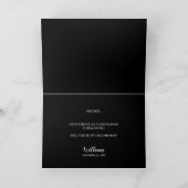 ブラック結婚ズのグロパーソナライズされたームスマン案 招待状 (内部)