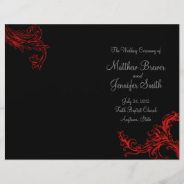 ブラック結婚ズのサービス受注と式典プログラム