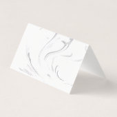 ブラック結婚ズドレス招待状 (裏面)