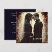 ブラック結婚・エレガンスのロマンチック (正面/裏面)