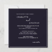 ブラック結婚・エレガンスのロマンチック (裏面)