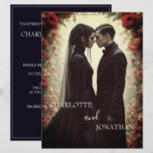 ブラック結婚・エレガンスのロマンチック (正面/裏面)