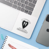 ブラック結婚・スーツとタイ・グロムスマンの提案 シール (ノートパソコンとiPhone)