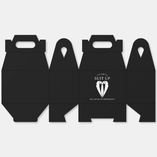 ブラック結婚・スーツとタイ・グロムスマンの提案 フェイバーボックス (見開き)