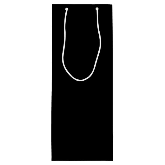 ブラック結婚・スーツとタイ・グロムスマンの提案 ワインギフトバッグ (裏面)