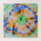 ブラック絞り染め、グレンギーヴィンテージ。 ジグソーパズル (横)