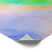 ブラック絞り染め、グレンギーヴィンテージ。 ポスター (角)