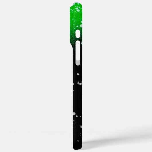 ブラック絵を描オレンジとグリーンの名前 Case-Mate iPhoneケース (裏面 / 左)