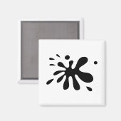 ブラック絵を描プラト マグネット (正面/裏面)