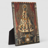 ブラック絵画マドンナ1745年 フォトプラーク (側面)