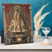 ブラック絵画マドンナ1745年 フォトプラーク (側面)