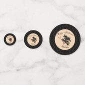 ブラック縁どハッピーハローウィンウィッチ コンフェッティ (裏面)