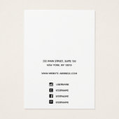 ブラック縁ど追加ロゴ白イヤリングディスプレイ (裏面)