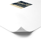 ブラック美しいアフリカ女性の部族顔のマーキング ポスター (角)