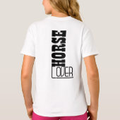 ブラック美しいシャツ Tシャツ (裏面)