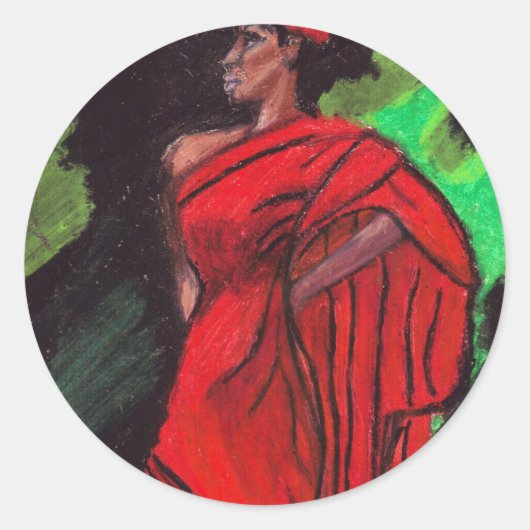 ブラック美しいシール ラウンドシール (正面)