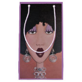 "ブラック美しいディーバ"スモール抱き枕 スモールペーパーバッグ (正面)