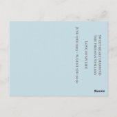 ブラック美しいフリシアンホース – はがき (裏面)